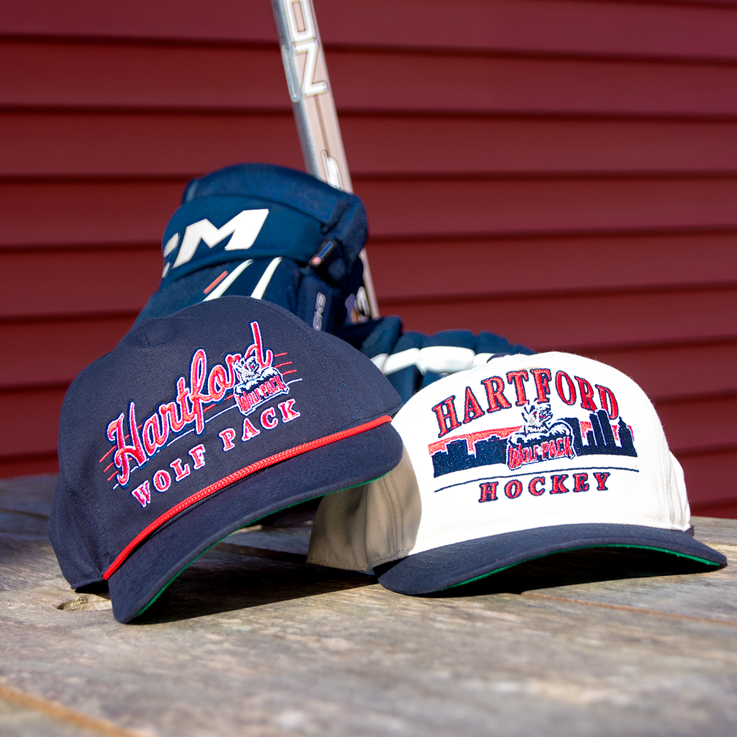 Hartford Wolf Pack Snapback: Navy