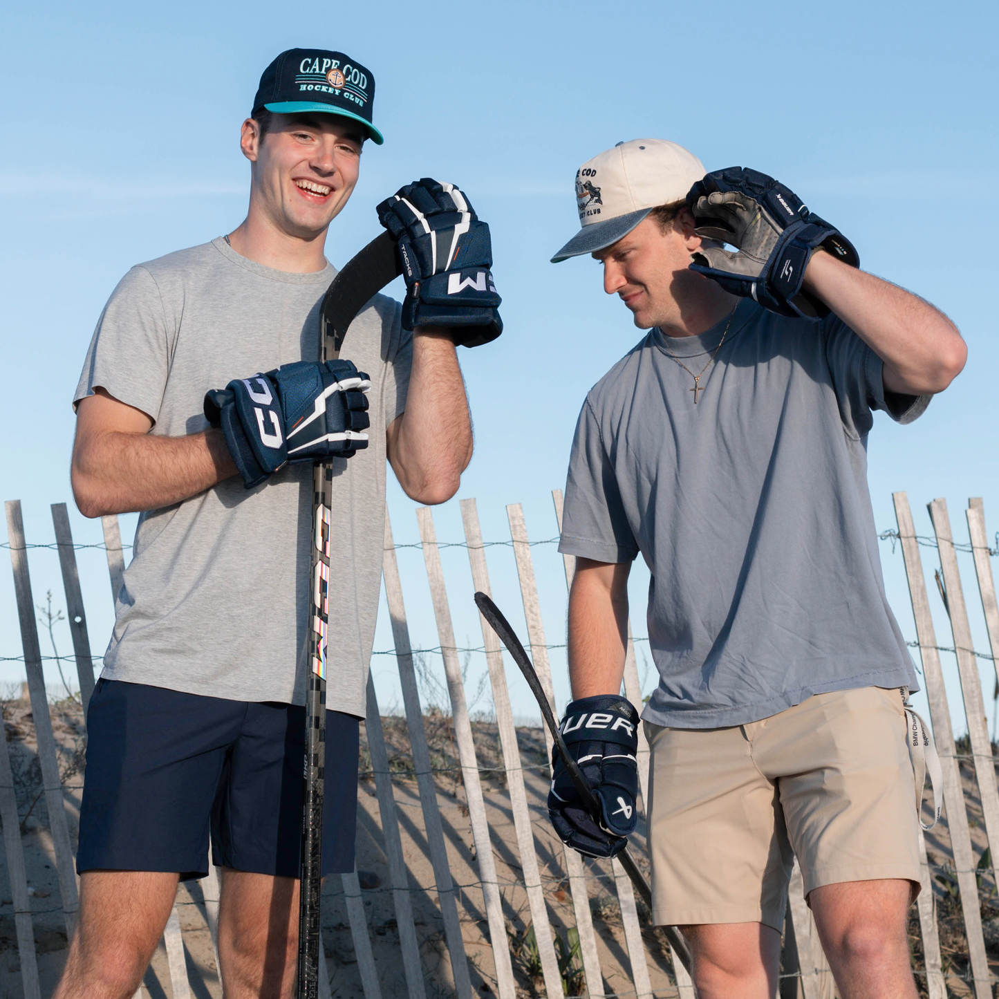 Cape Cod Faceoff Snapback: Cream