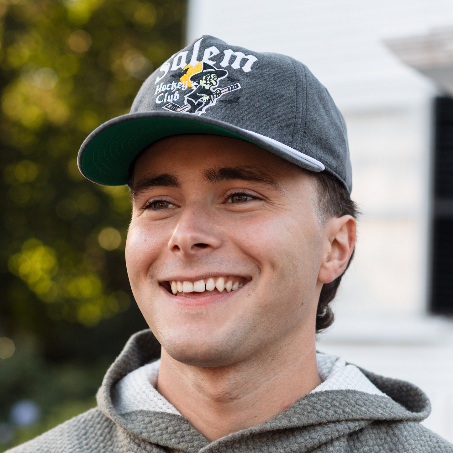 Salem Hockey Club Snapback: Washed Black