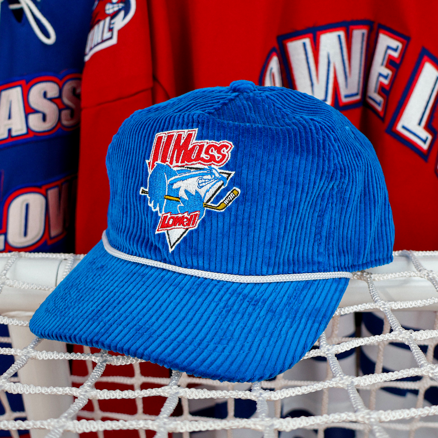 UMass Lowell River Hawks Snapback: Corduroy