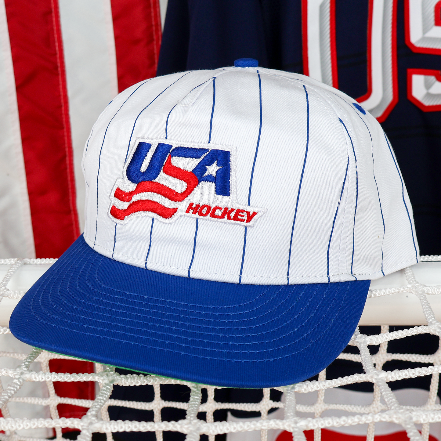 USA Hockey Snapback: Pinstripe