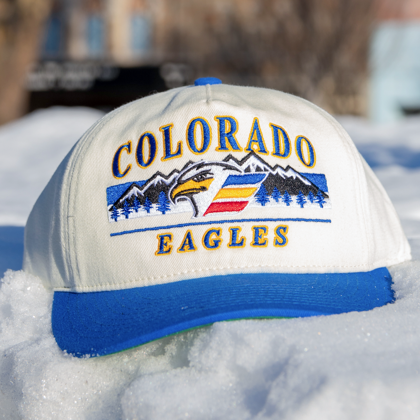 Colorado Eagles Snapback: Cream
