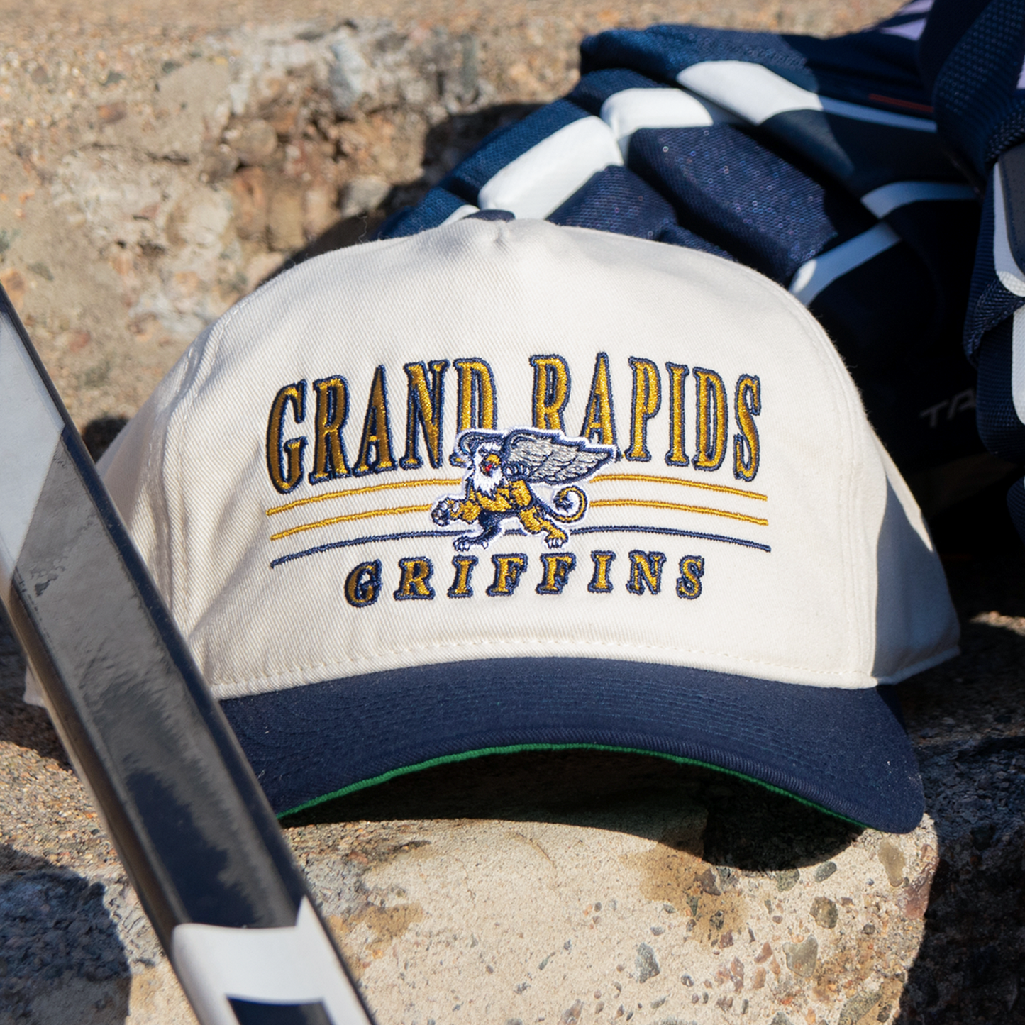 Grand Rapids Griffins Snapback: '90s Cream