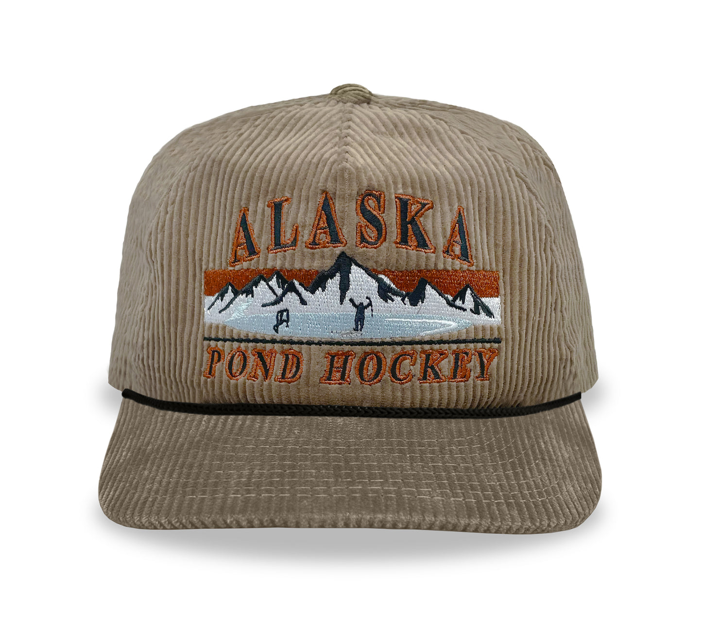 Alaska Pond Hockey Snapback: Corduroy