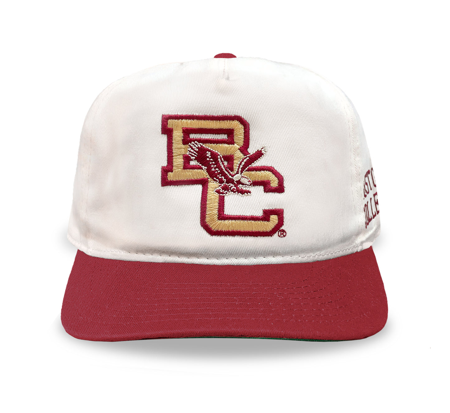 Boston College Logo Snapback: Cream