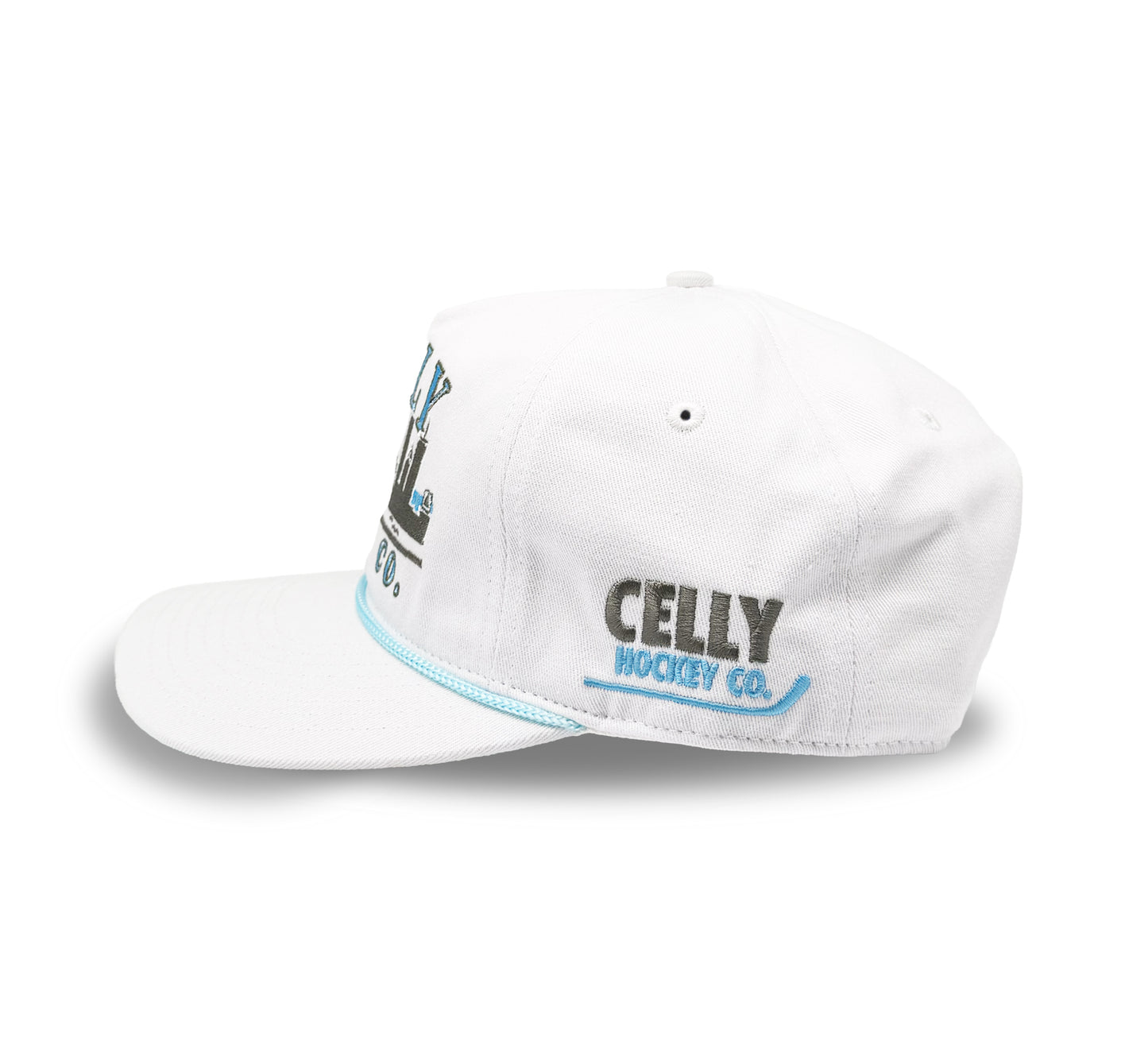 Celly Hockey Co. Snapback: White