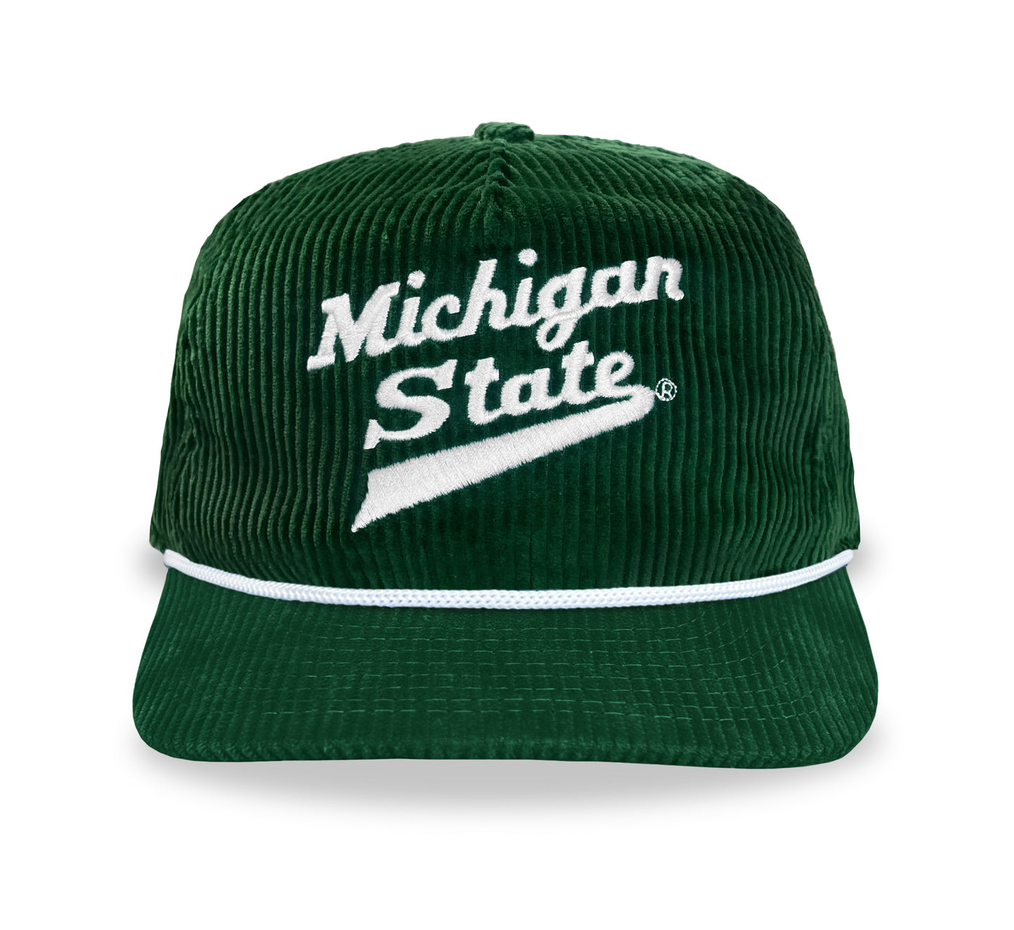 Michigan State Snapback: Corduroy