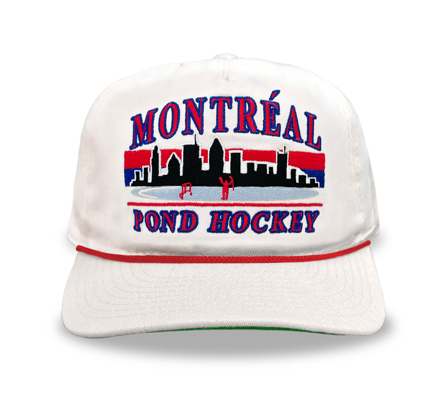 Montreal Pond Hockey Snapback: Cream