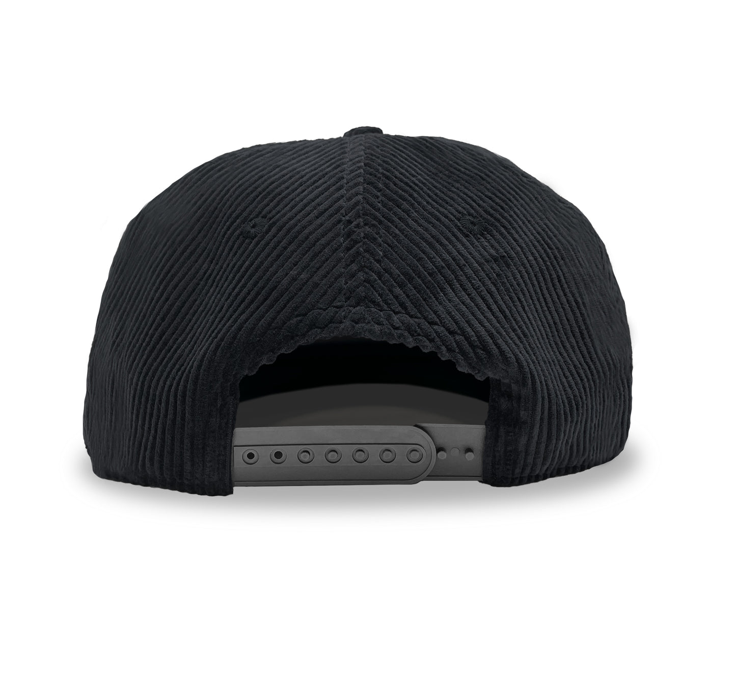 New Hampshire Pond Hockey Snapback: Charcoal Corduroy