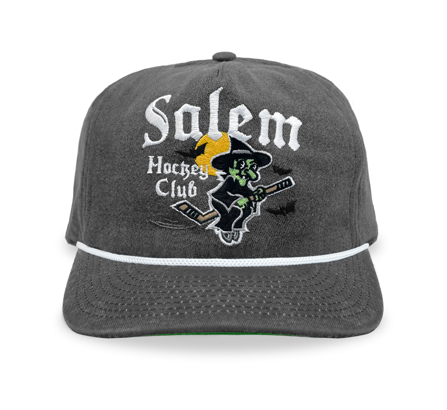 Salem Hockey Club Snapback: Washed Black