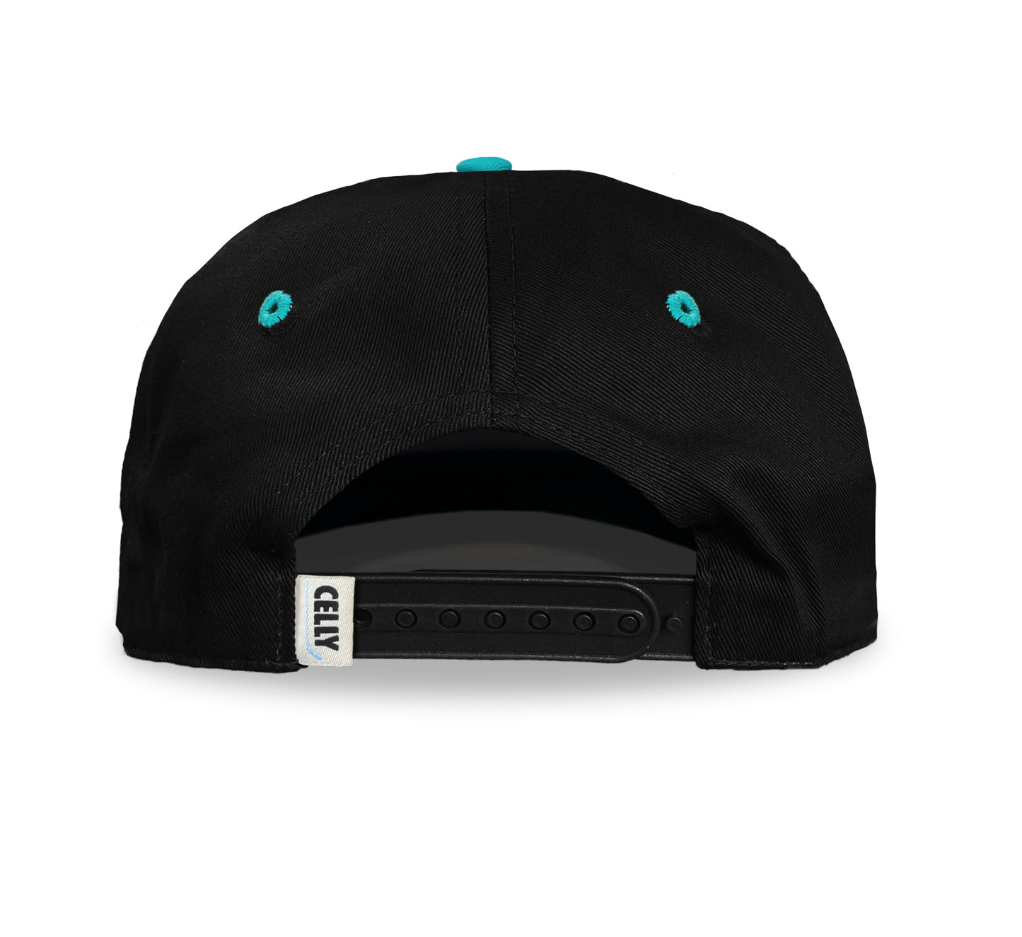 Syracuse Crunch Snapback: '90s Black & Teal
