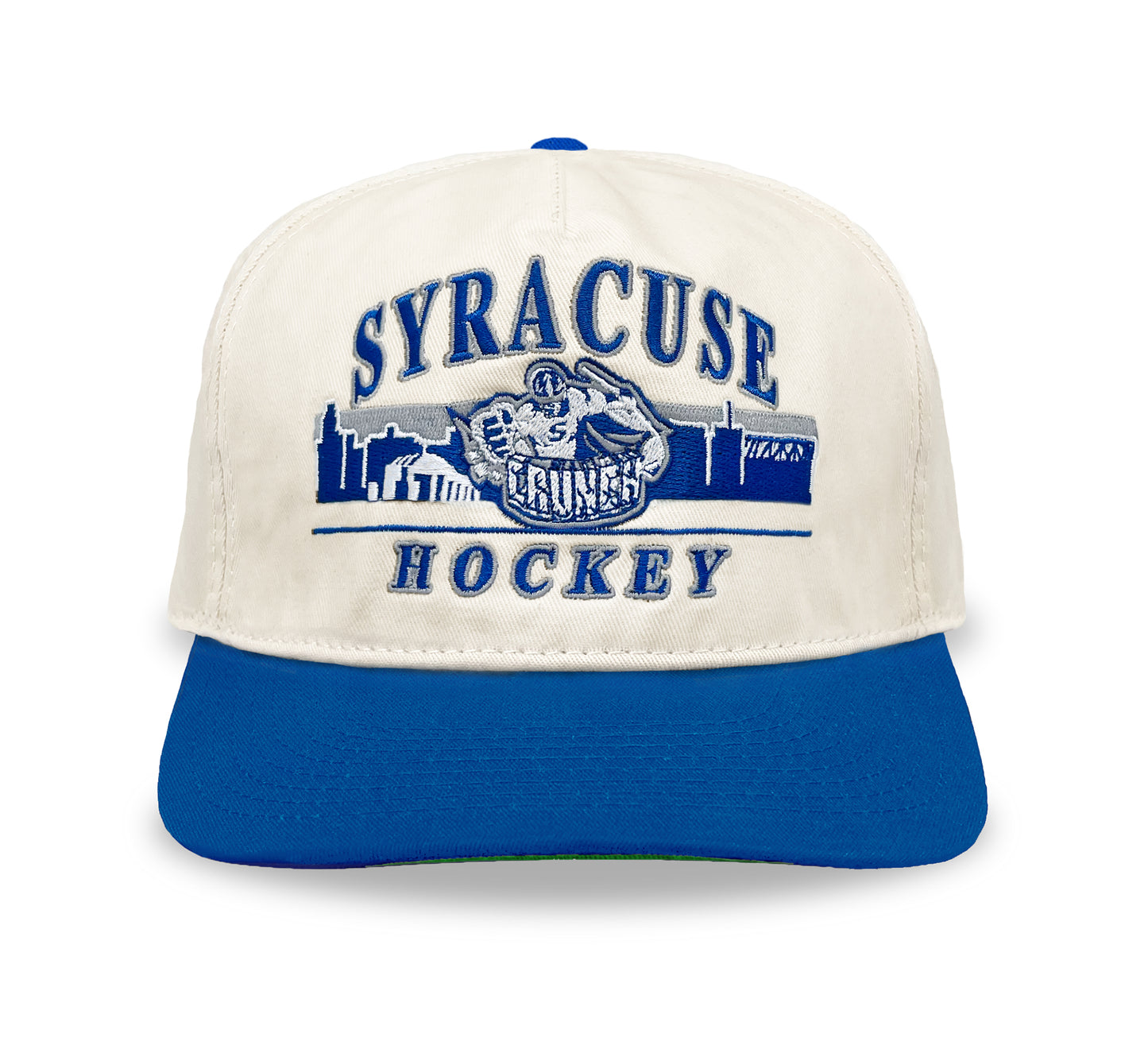 Syracuse Crunch Hockey Snapback: Cream