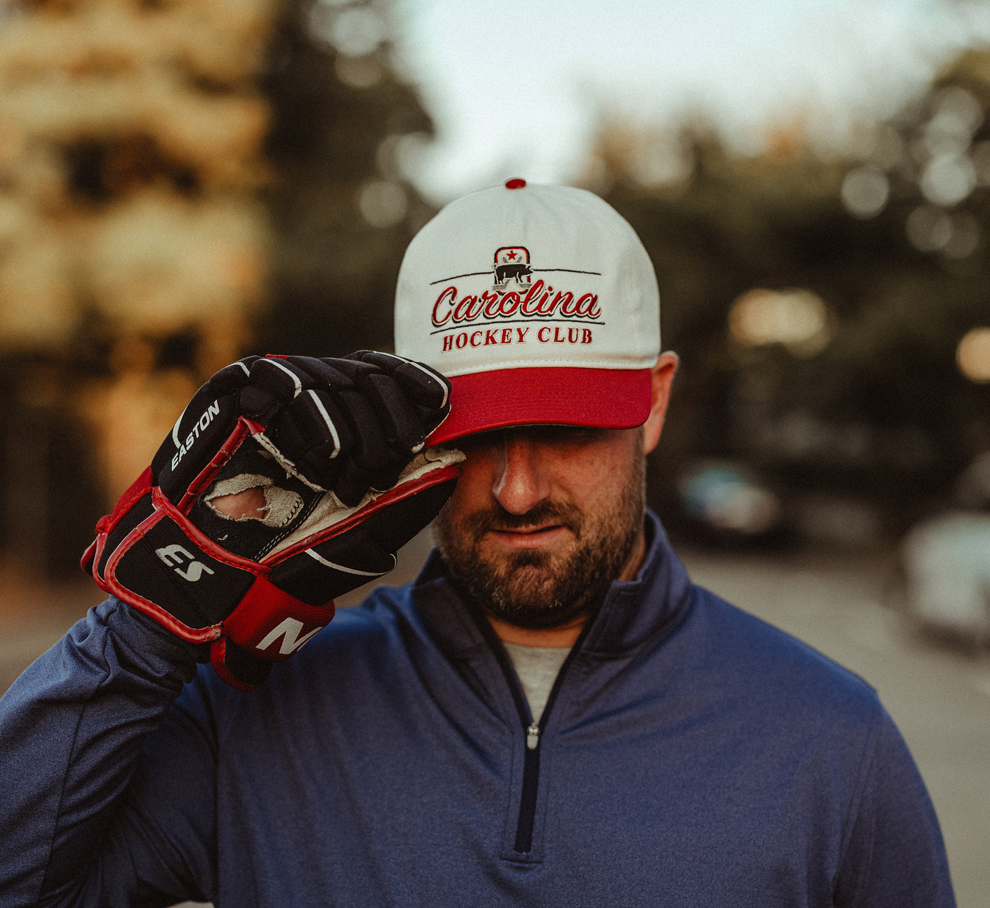 Carolina Hockey Club Snapback: Cream