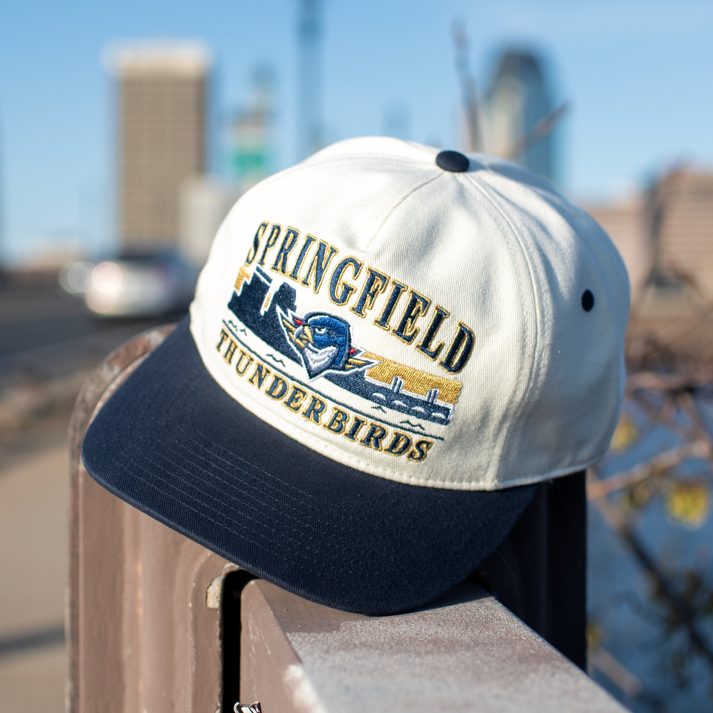 Springfield Thunderbirds Snapback: Cream
