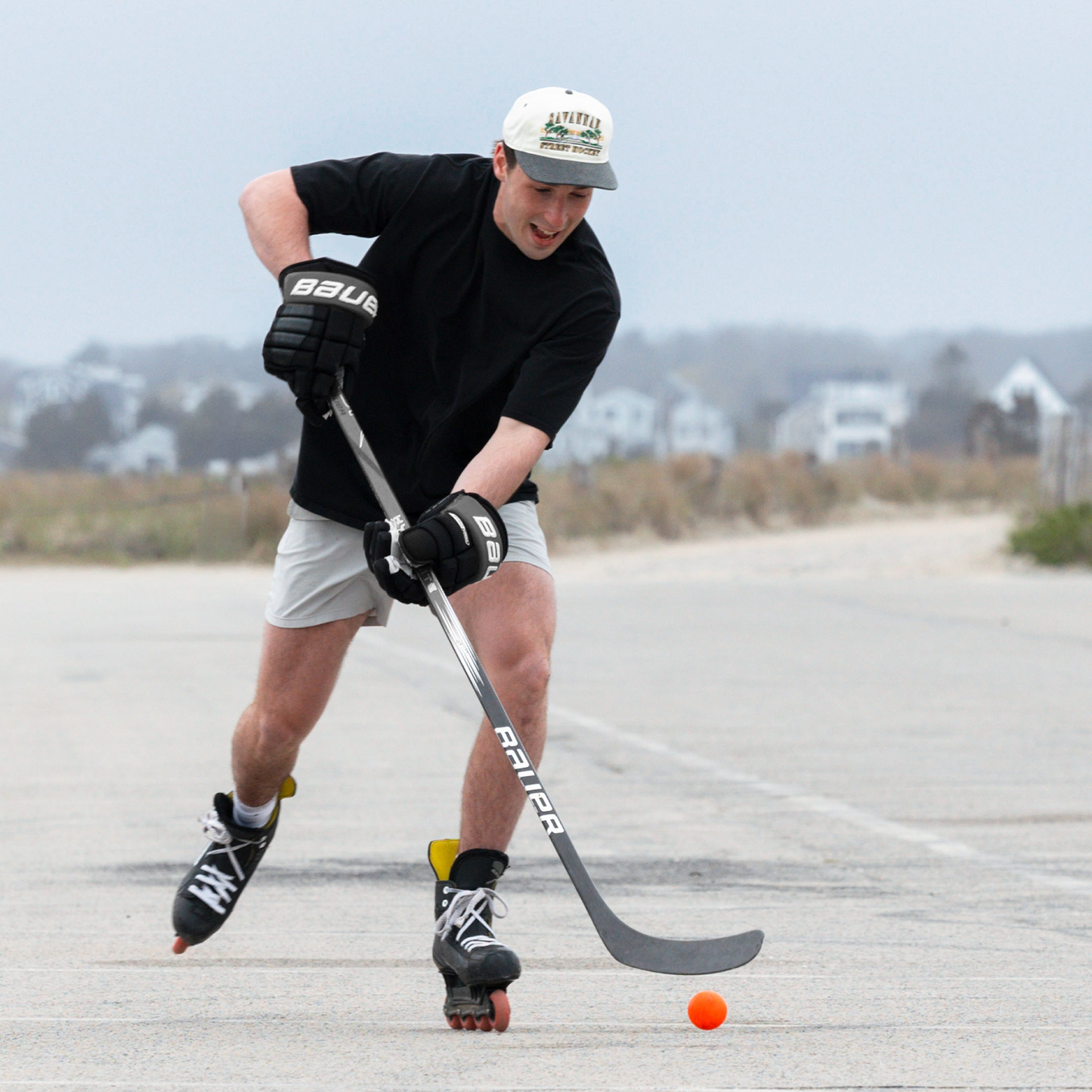 Savannah Street Hockey Snapback: Cream