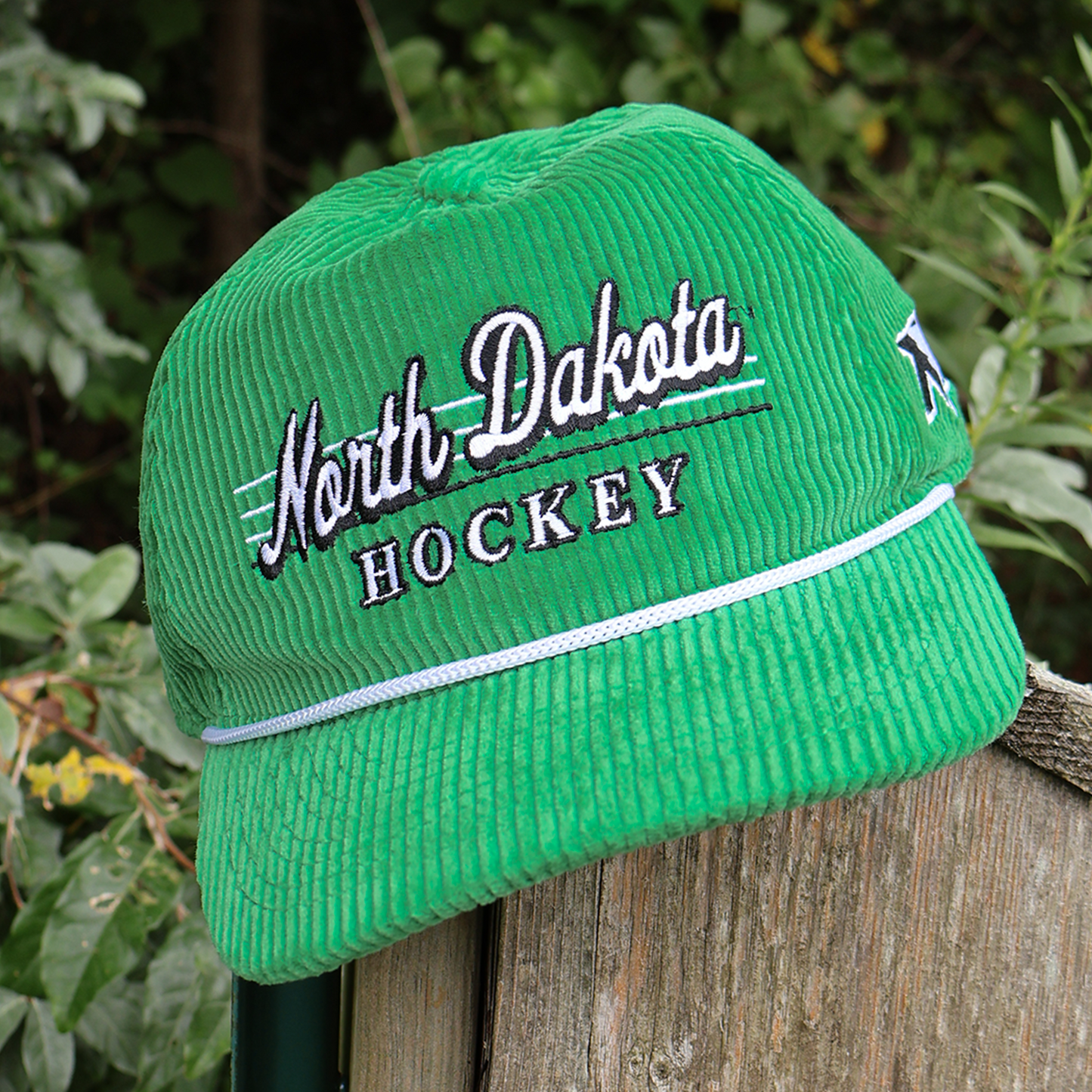 North Dakota Hockey Snapback: Corduroy