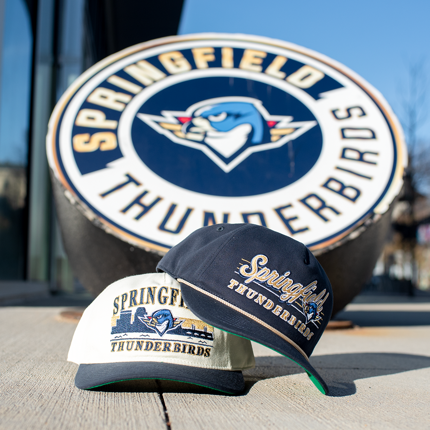 Springfield Thunderbirds Snapback: Cream