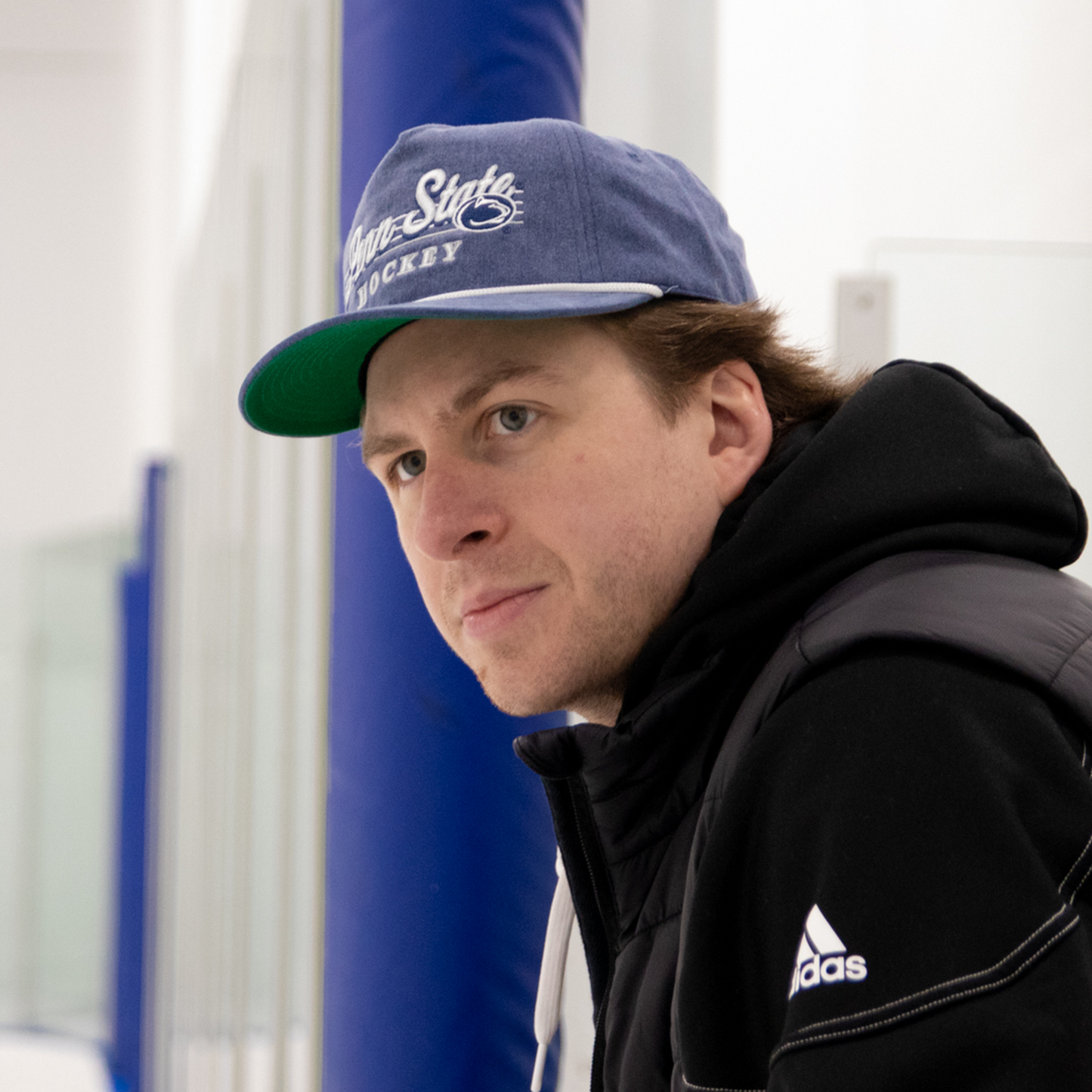 Penn State Hockey Snapback: Washed Navy
