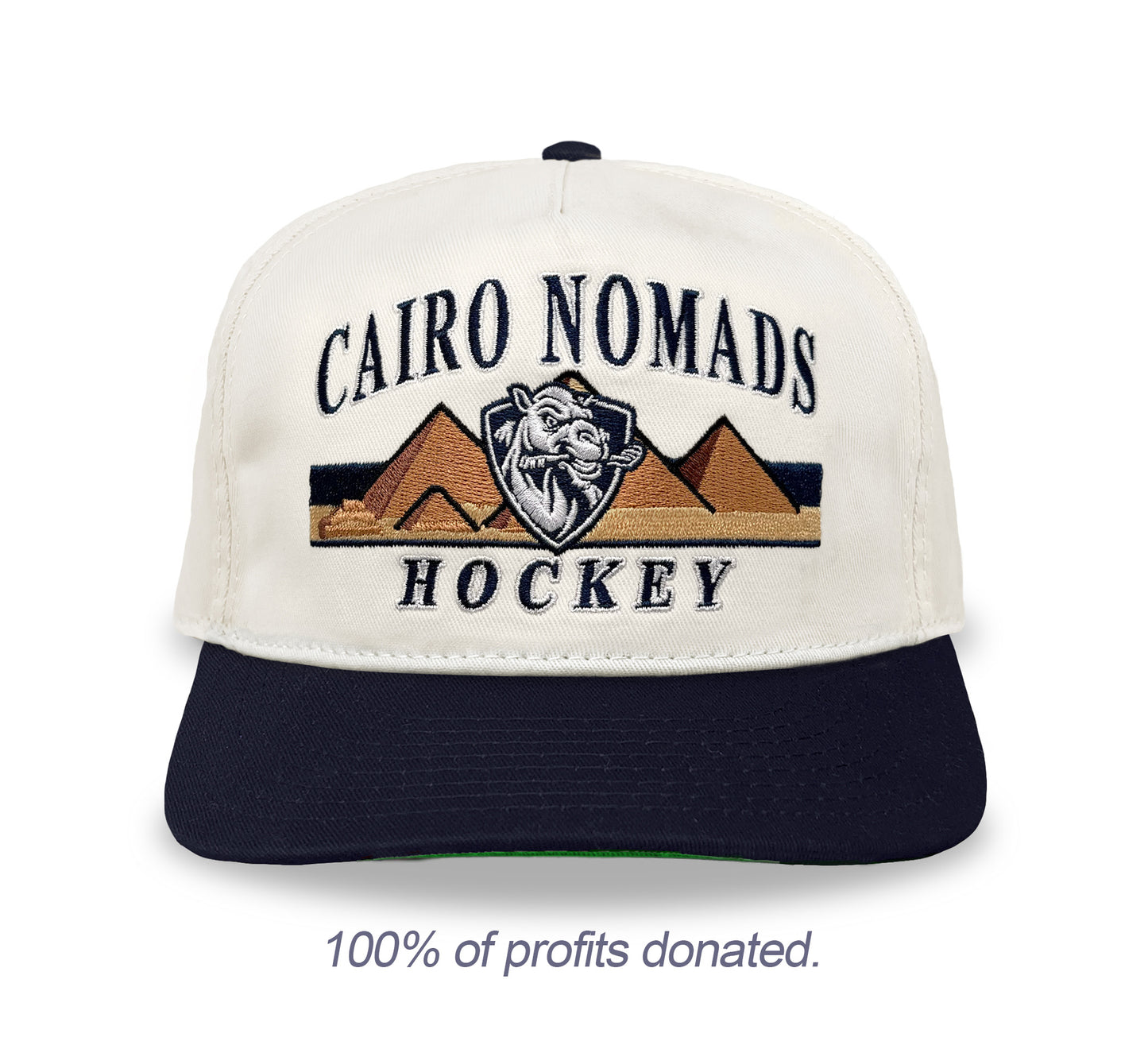 Cairo Nomads Hockey Snapback: Cream