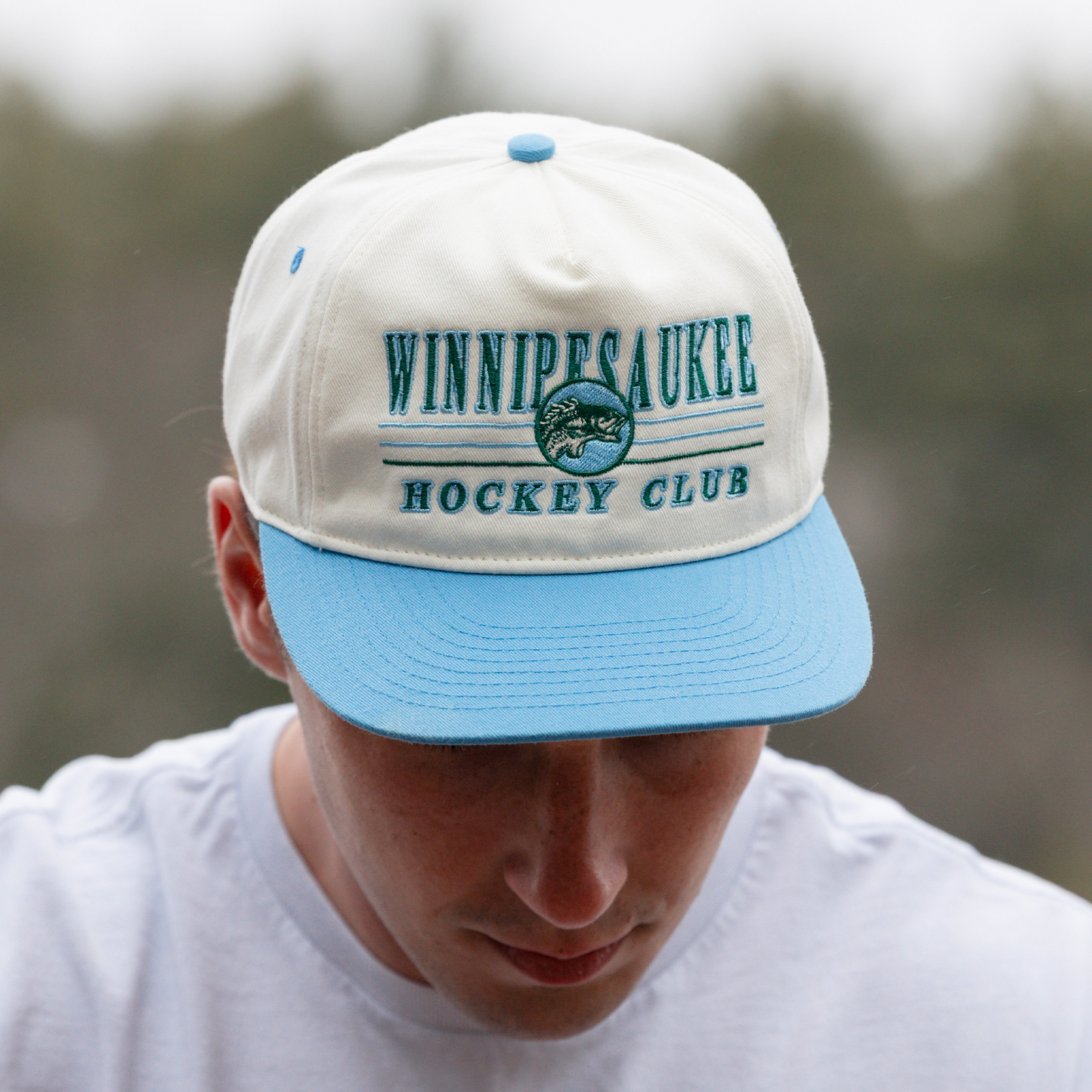 Winnipesaukee Hockey Club Snapback: Cream