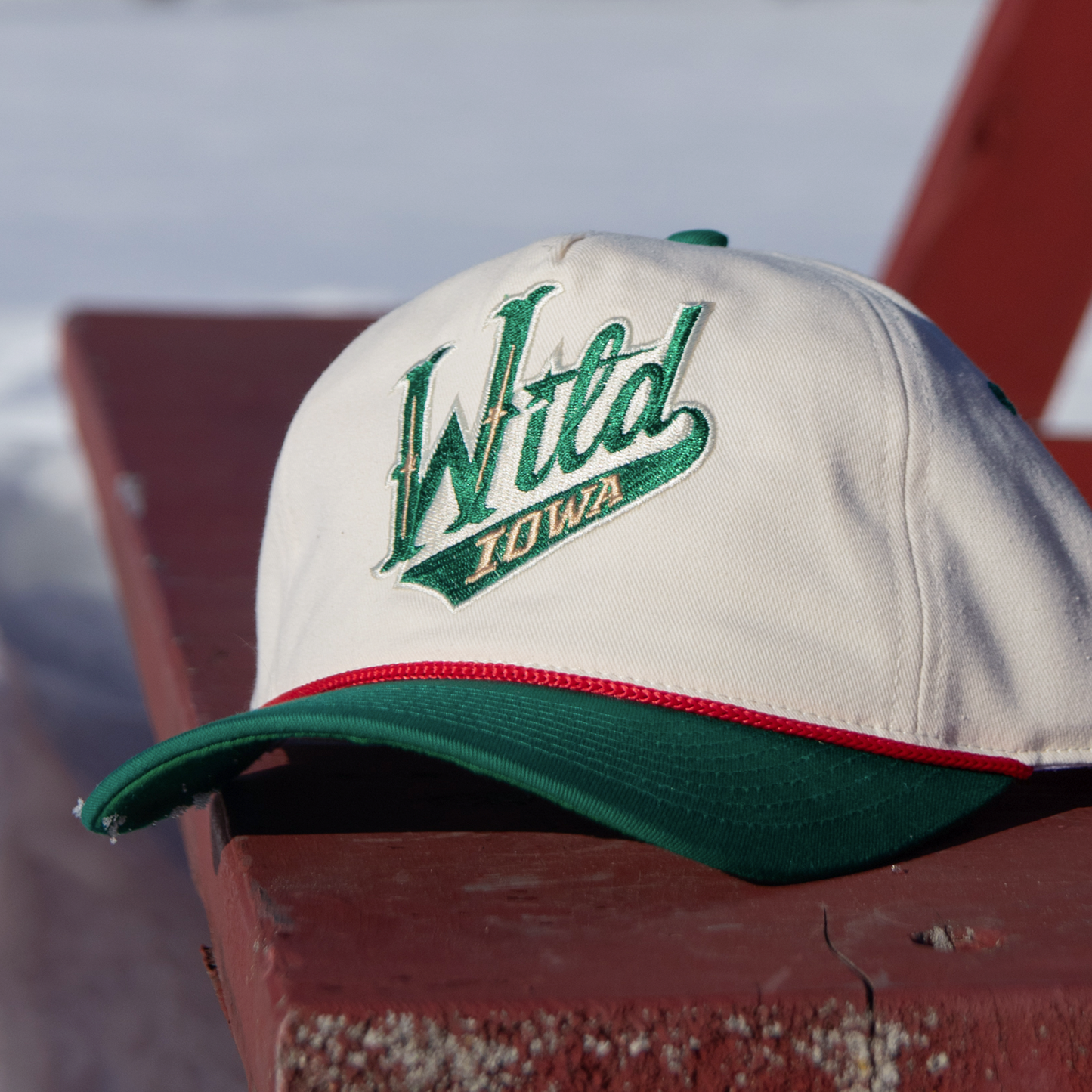 Iowa Wild Snapback: Cream