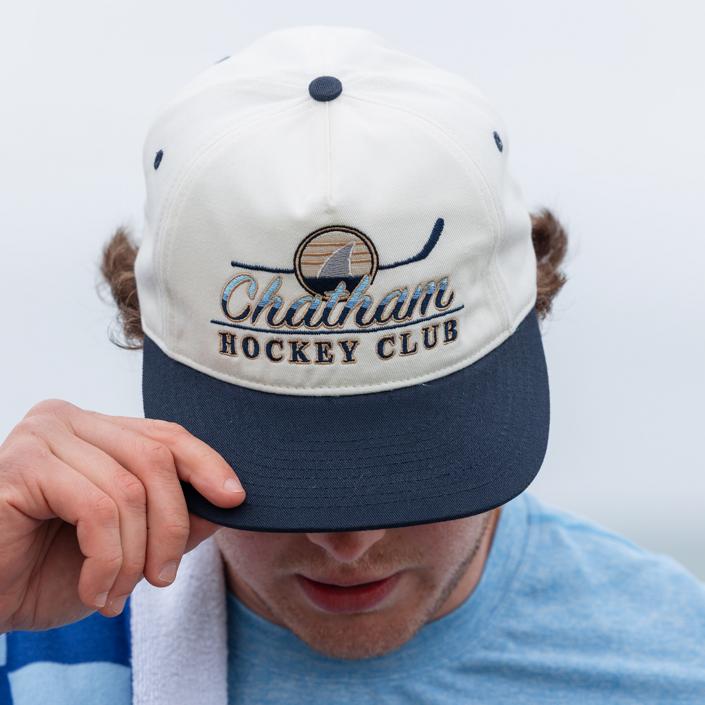 Chatham Hockey Club Snapback: Cream