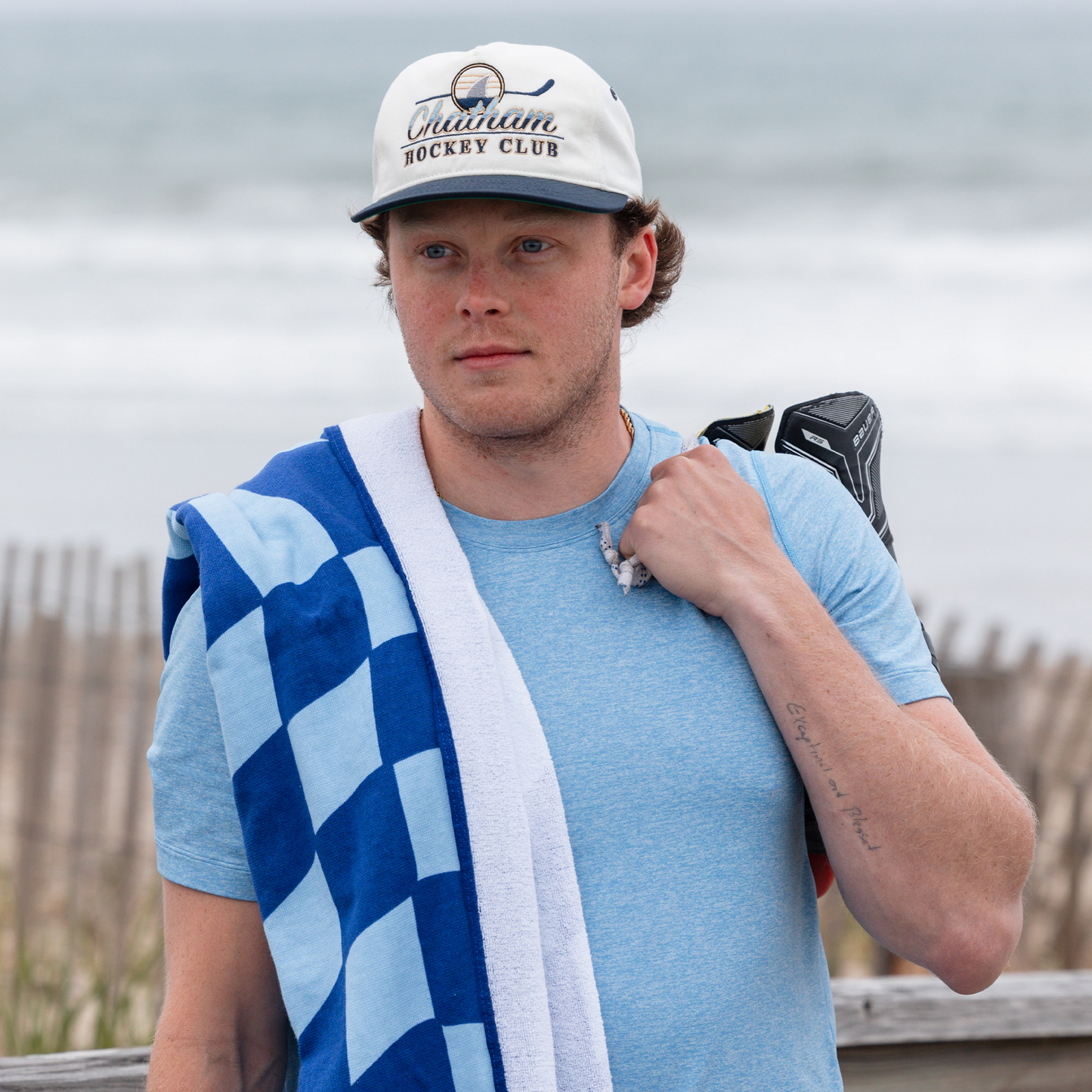 Chatham Hockey Club Snapback: Cream