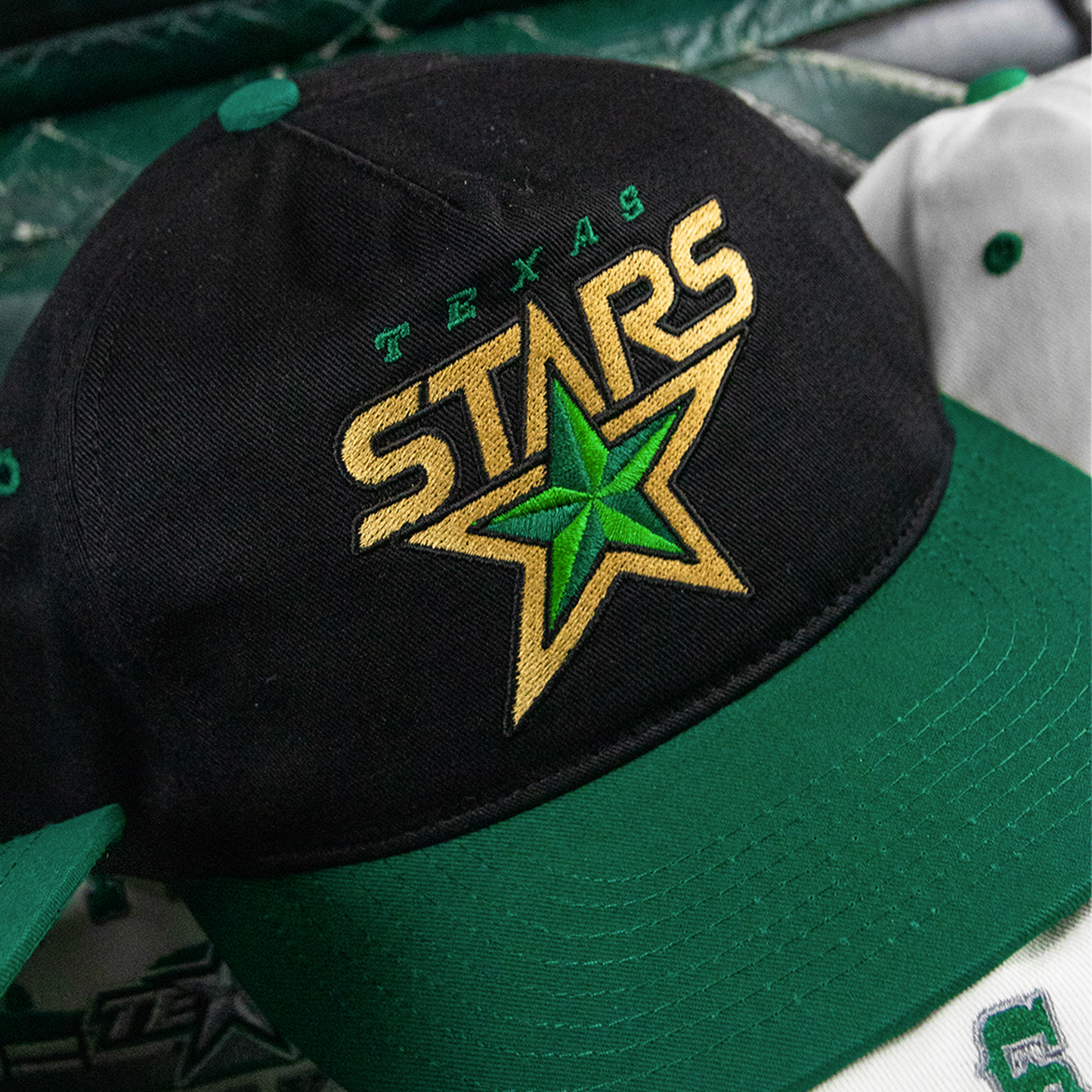 Texas Stars Snapback: Black