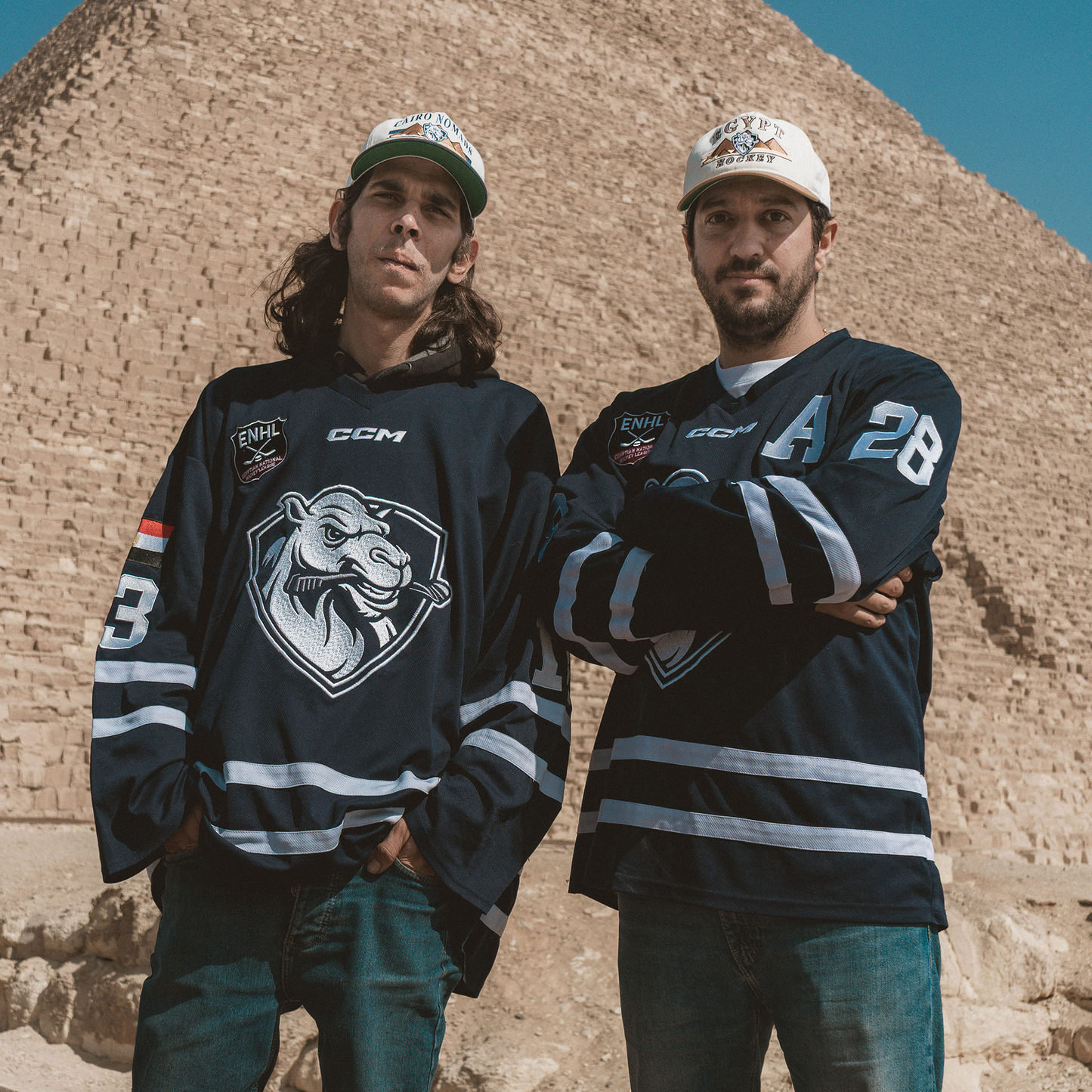 Egypt Hockey Snapback: Cream