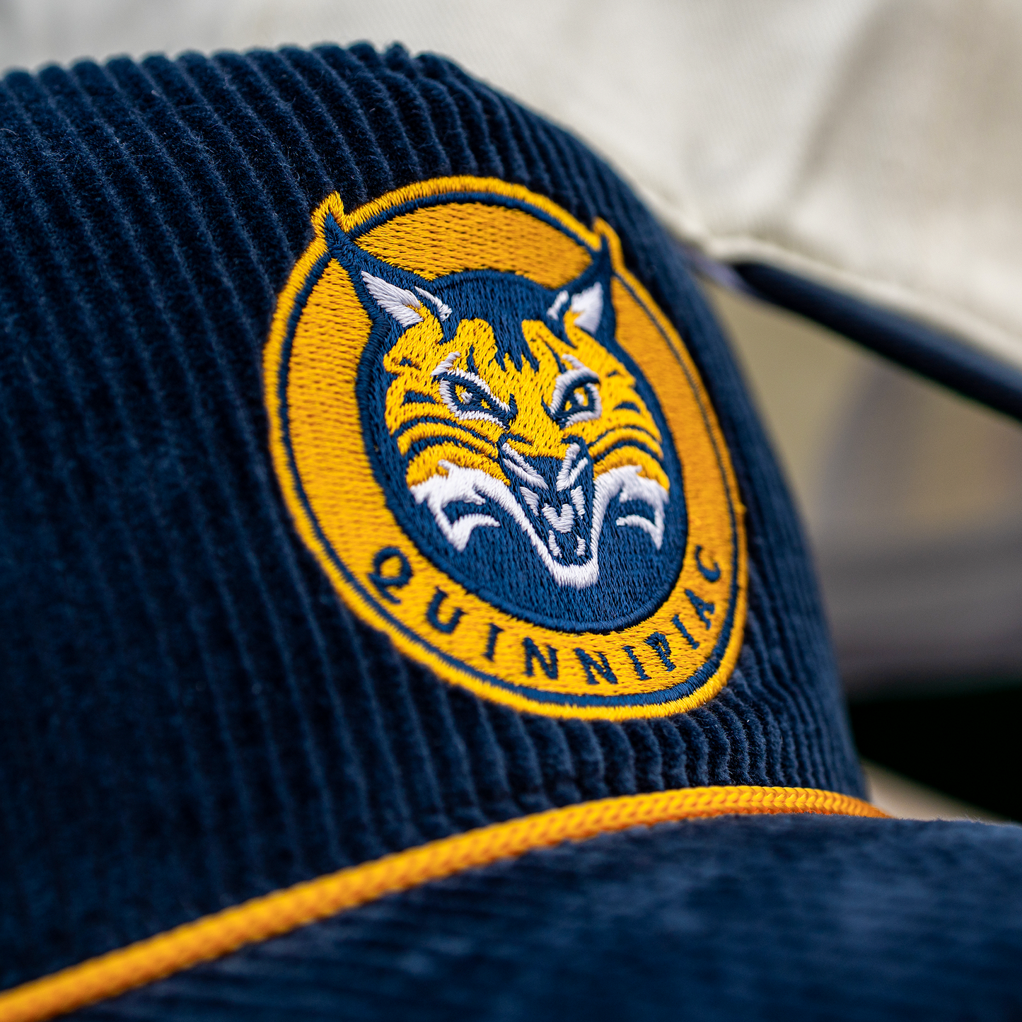 Quinnipiac Bobcats Snapback: Corduroy
