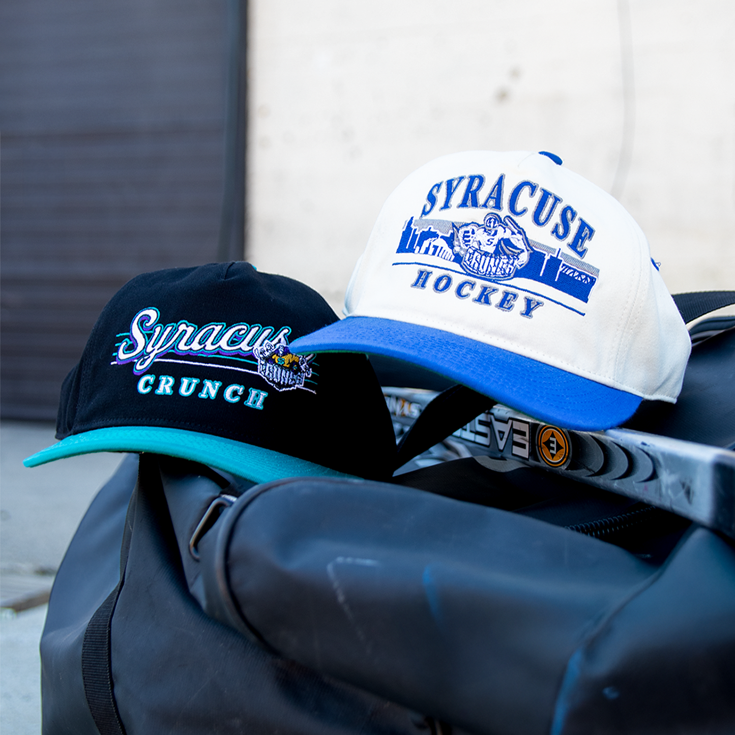 Syracuse Crunch Hockey Snapback: Cream