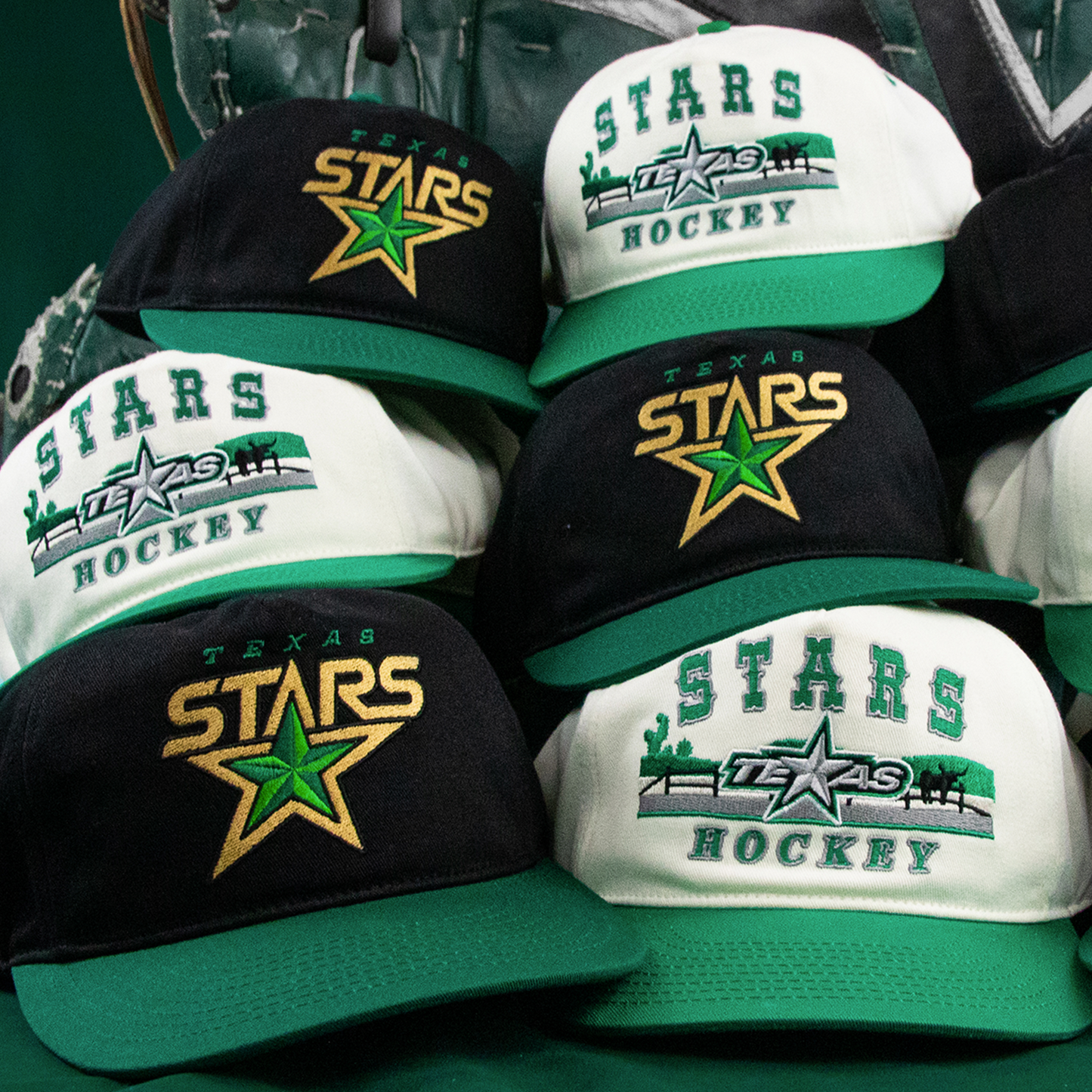 Texas Stars Snapback: Black