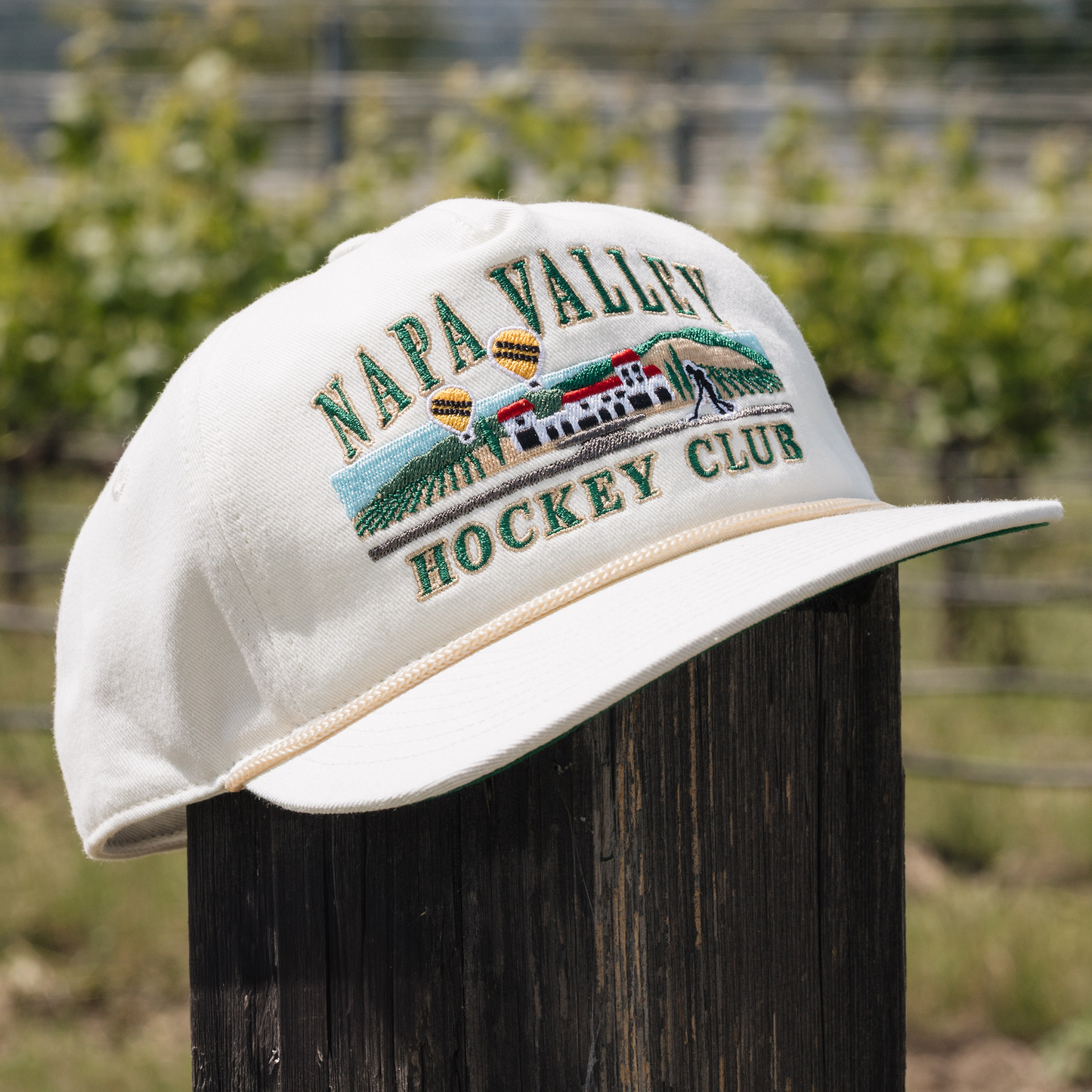 Napa Valley Hockey Club Snapback: Cream