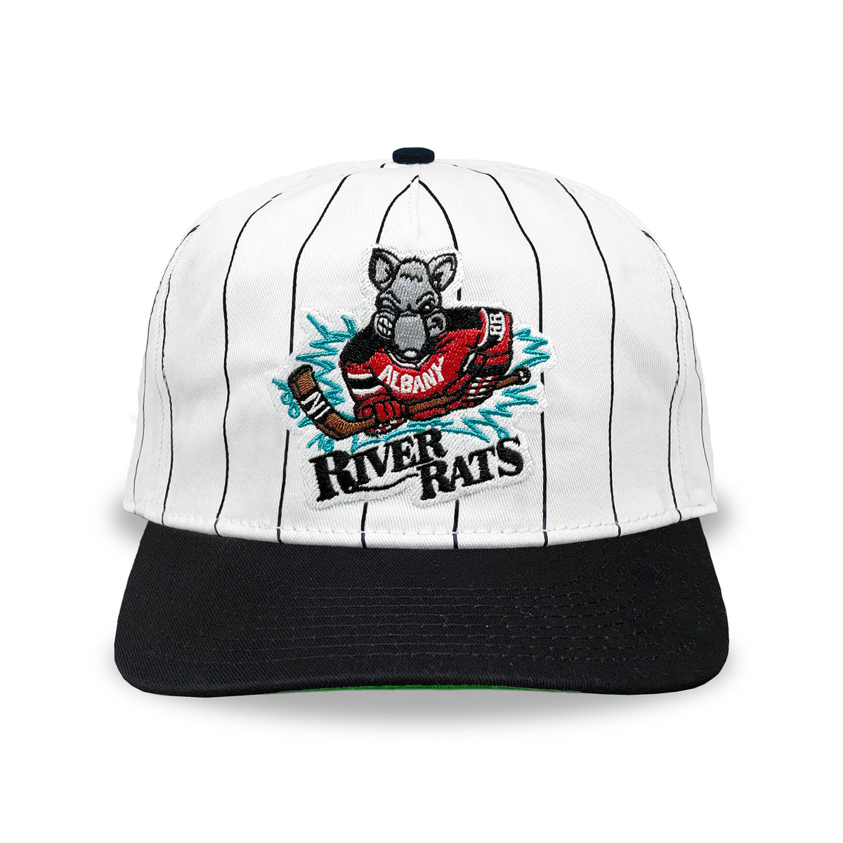 Albany River Rats Snapback: Pinstripe