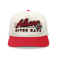 Albany River Rats Snapback: Cream