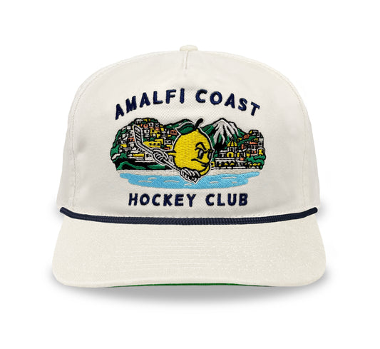 Amalfi Coast Hockey Club Snapback: Cream