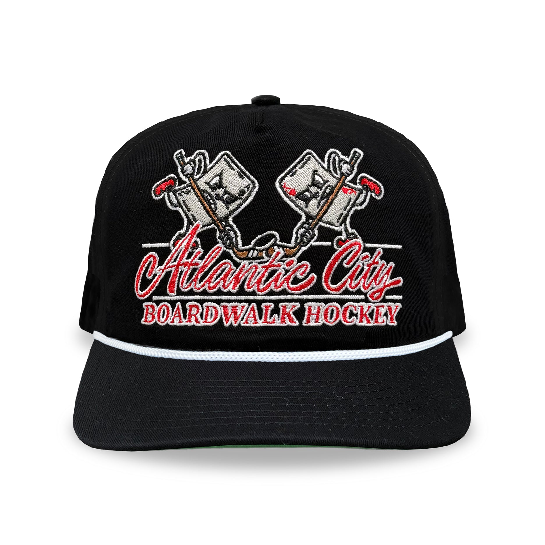 Atlantic City Boardwalk Hockey Snapback: Black