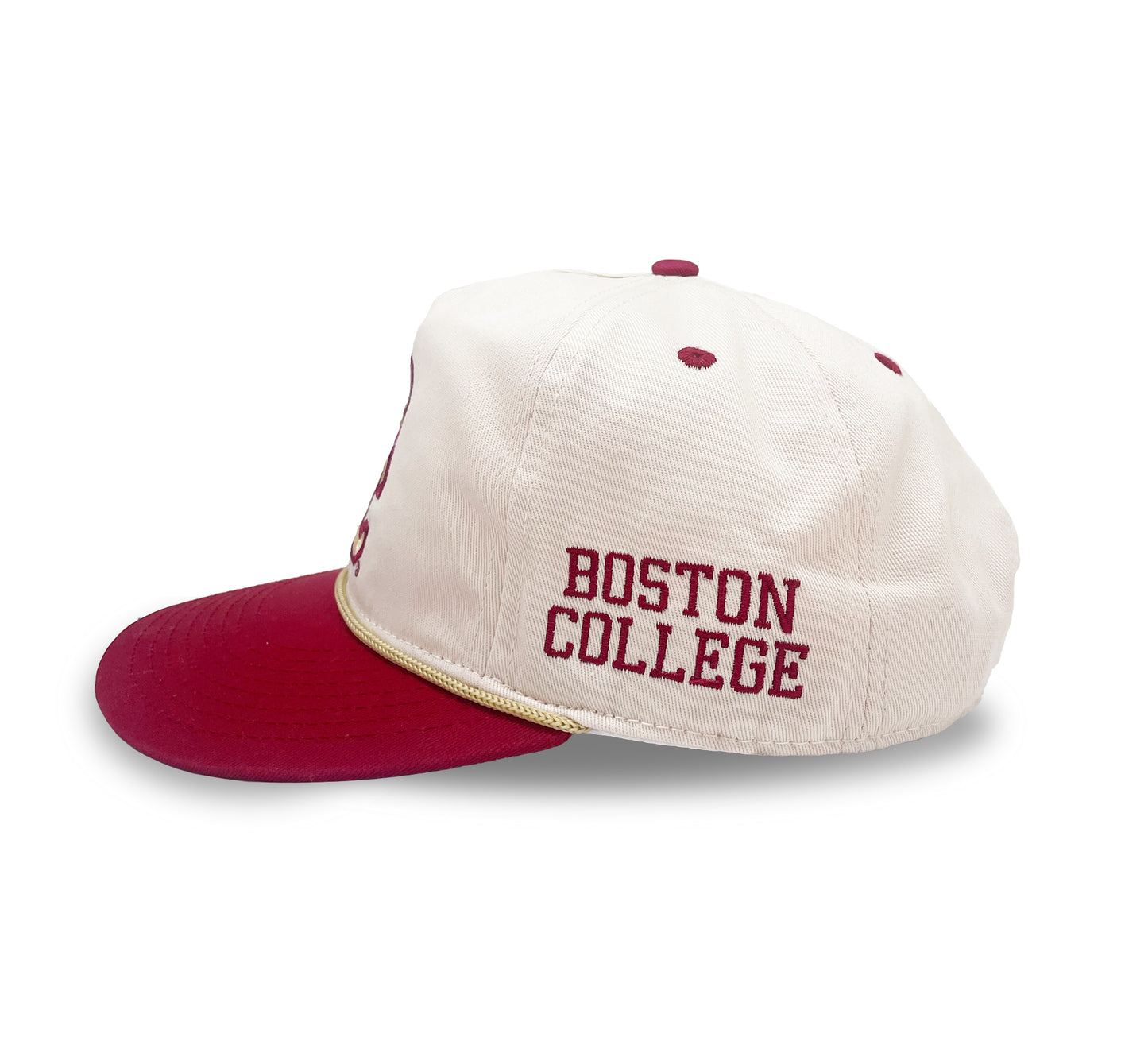 Boston College Logo Snapback: Cream