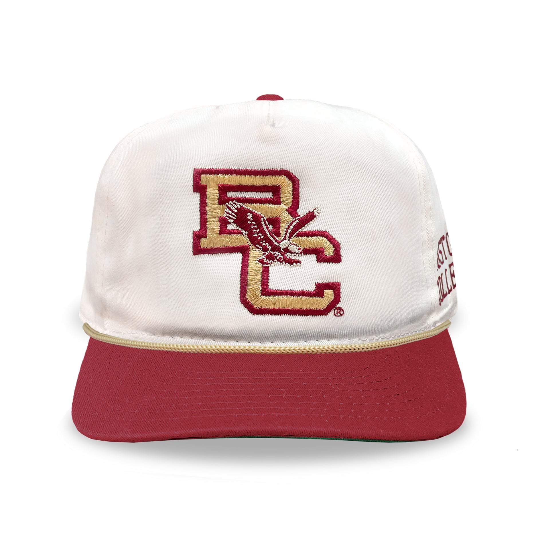 Boston College Logo Snapback: Cream