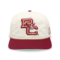 Boston College Logo Snapback: Cream