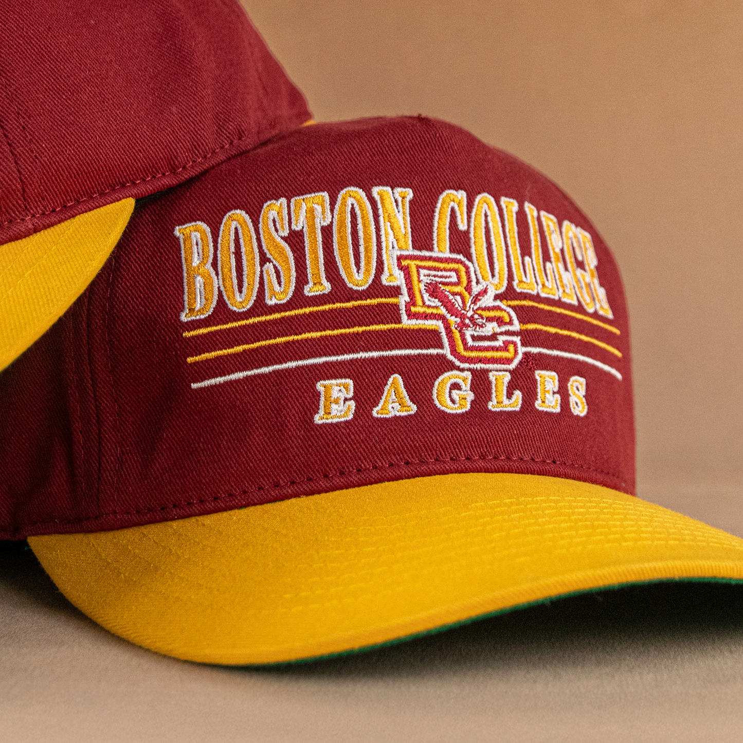 Boston College Eagles Snapback: '90s Maroon/Gold