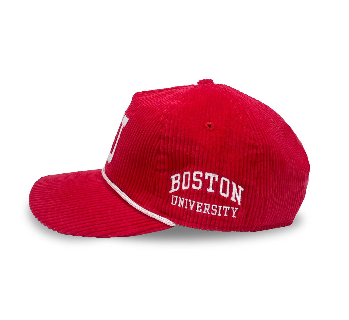 Boston University Snapback: Corduroy