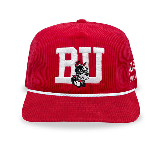 Boston University Snapback: Corduroy