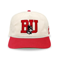 Boston University Logo Snapback: Cream