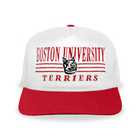 Boston University Terriers Snapback: White/Red
