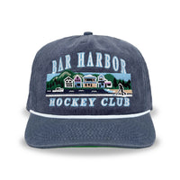 Bar Harbor Hockey Club Snapback: Washed Navy