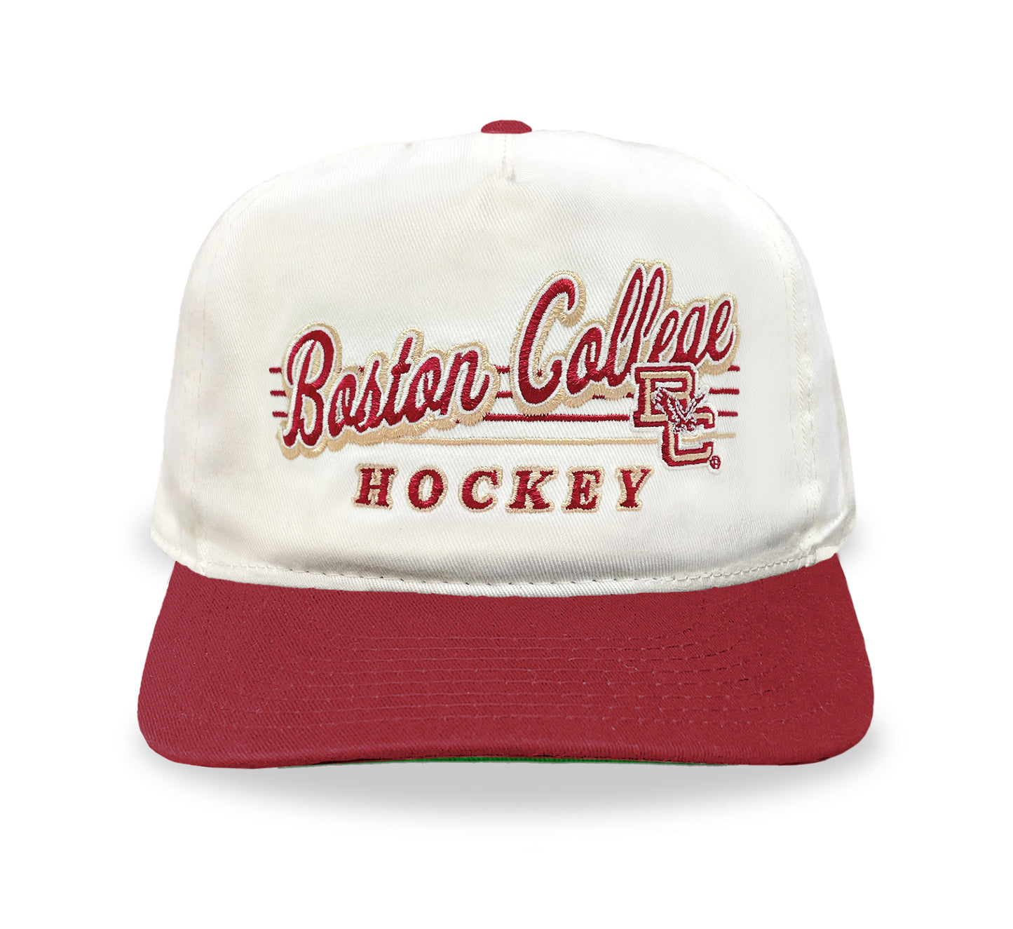 Boston College Hockey Snapback: Cream