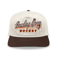 Bowling Green Hockey Snapback: Cream