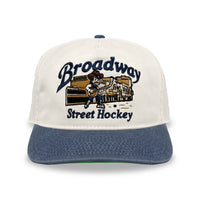 Broadway Street Hockey Snapback: Cream