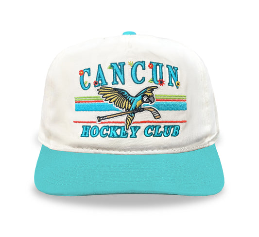 Cancun Hockey Club Snapback: Cream